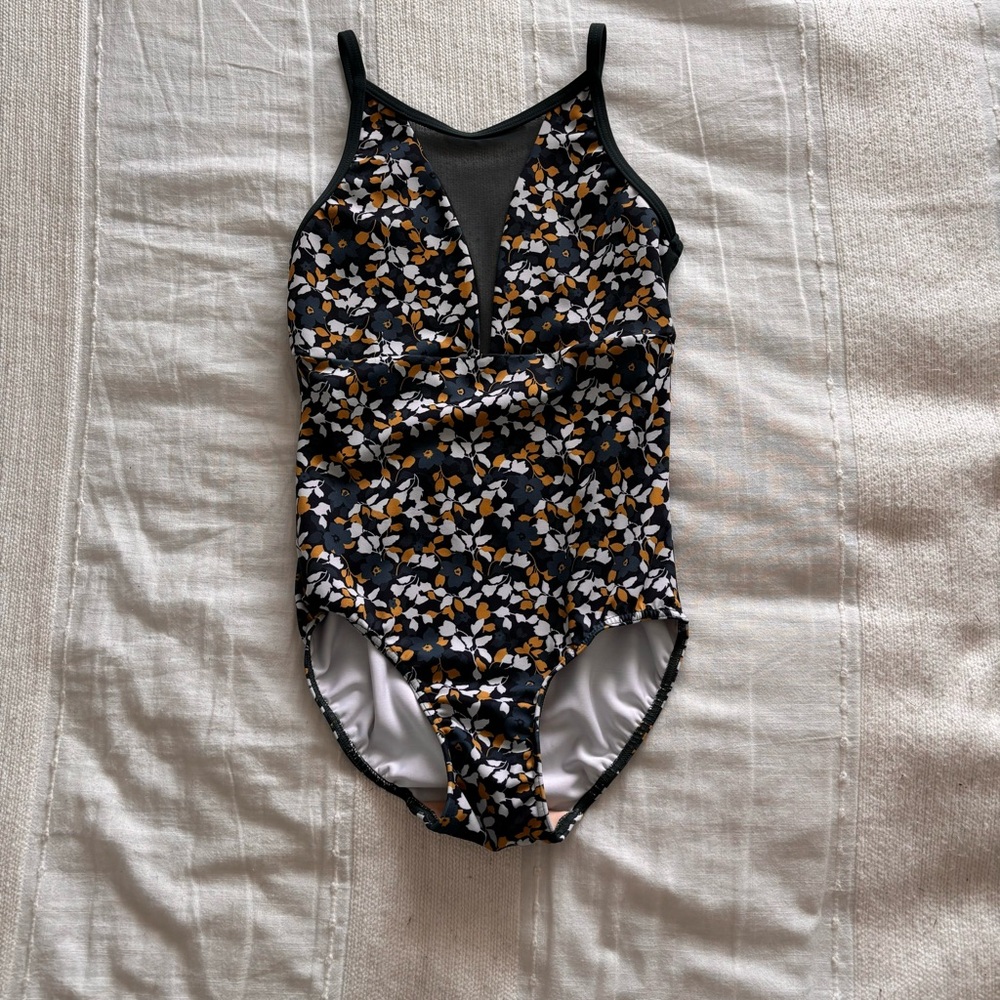 Eleve Dancewear Green Patterned Ballet Leotard